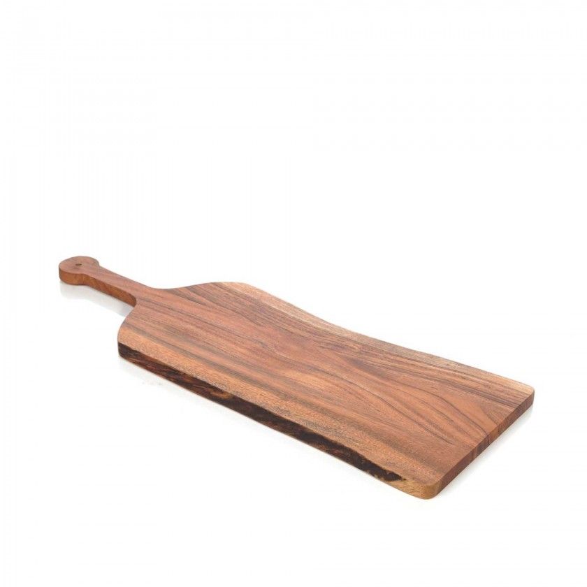 Tbua Cortar / Servir Madeira Natural com Pega 20X60X1.6cm
