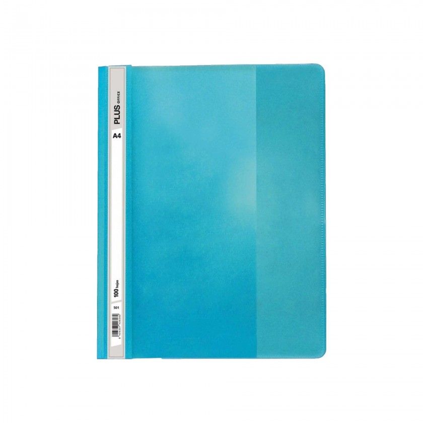 Dossier Classificador Azul Claro A4 100 Folhas 24X31cm