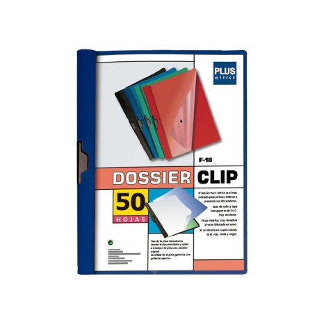 Dossier Clip Metal Lateral Azul A4 50 Folhas 240X310mm - Image product