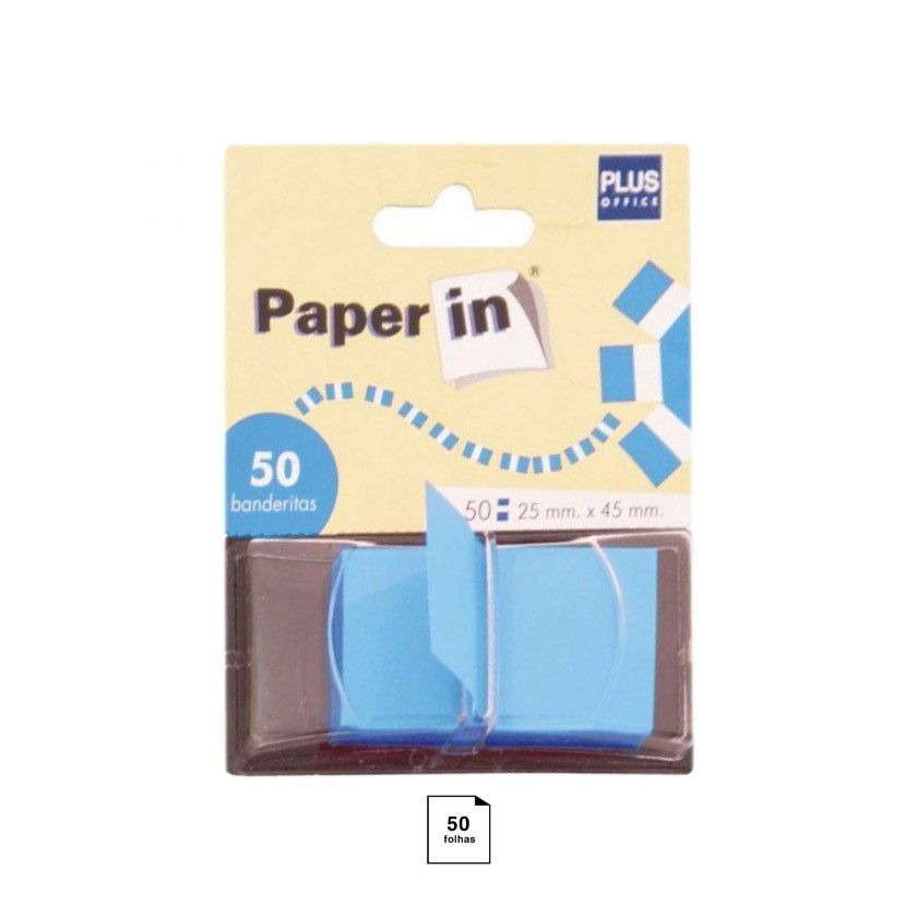 Etiquetas Adesivas Azul 50 Folhas 25X45mm Etiquetas Adesivas Azul 50 Folhas 25X45mm