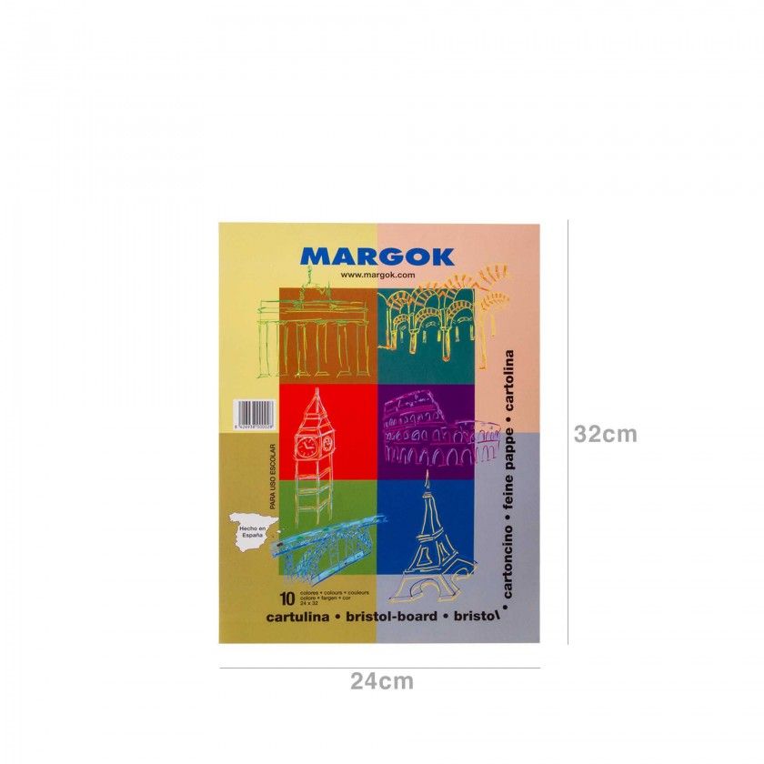 Bloco 10 Folhas Cartolina Cores Sortidas A4 Bloco 10 Folhas Cartolina Cores Sortidas A4