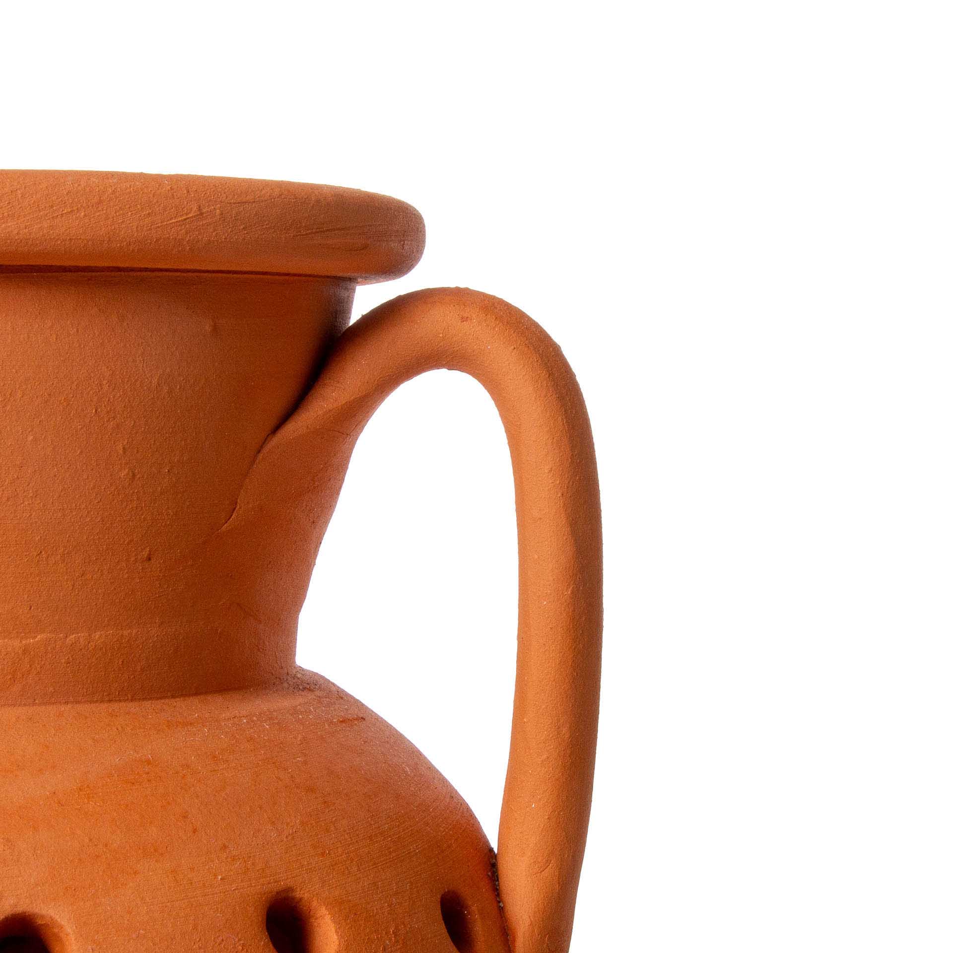 Assador Barro para Castanhas 17X23X28cm