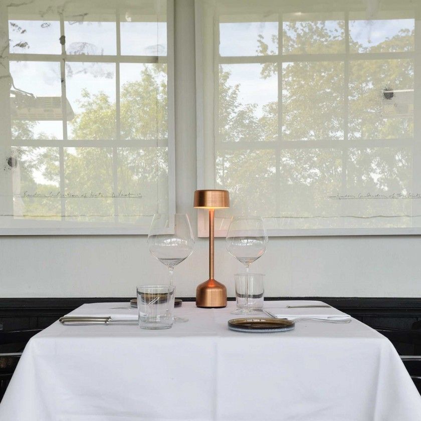 Candeeiro Mesa Demoiselle Cylinder Cobre 10X32.4cm