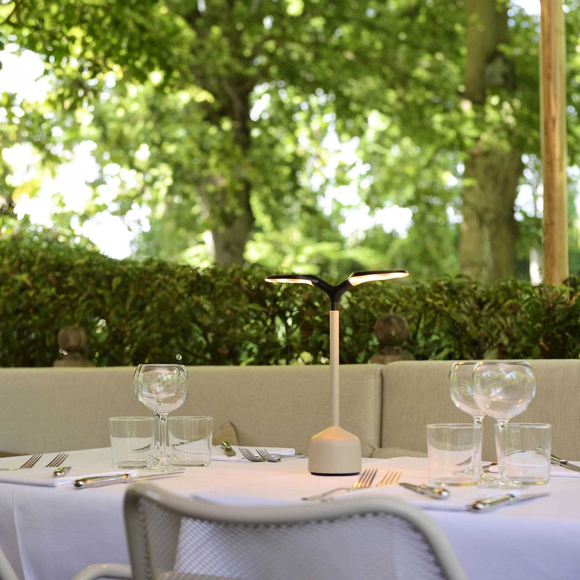 Candeeiro Mesa Grand Cru Areia 25.9X6.7X32.5cm