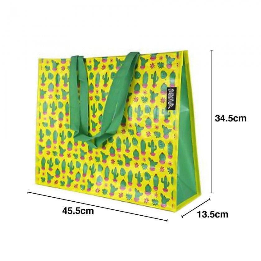 Saco Compras Ráfia Cactus Saco Compras Ráfia Cactus