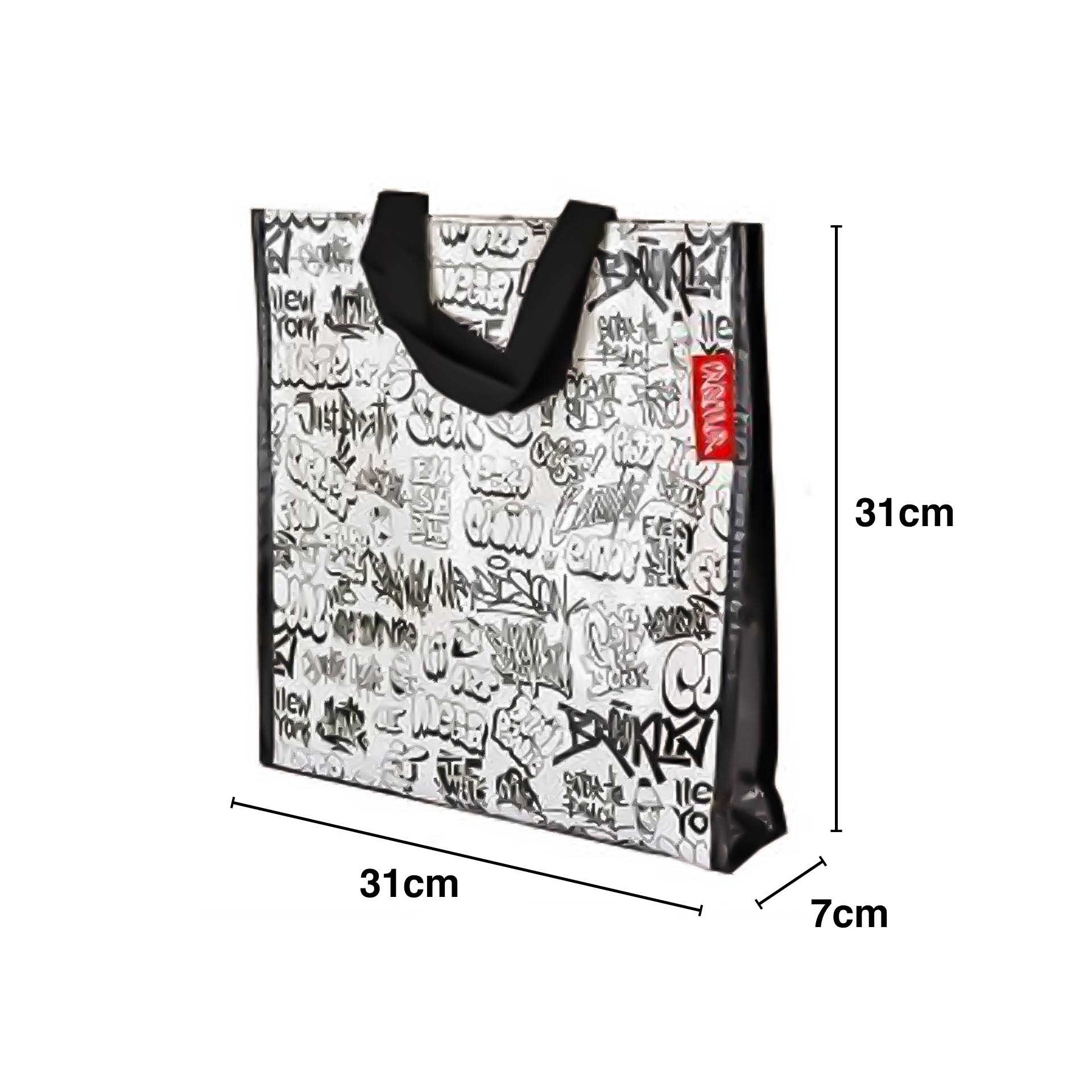 Saco Compras Ráfia Graffiti