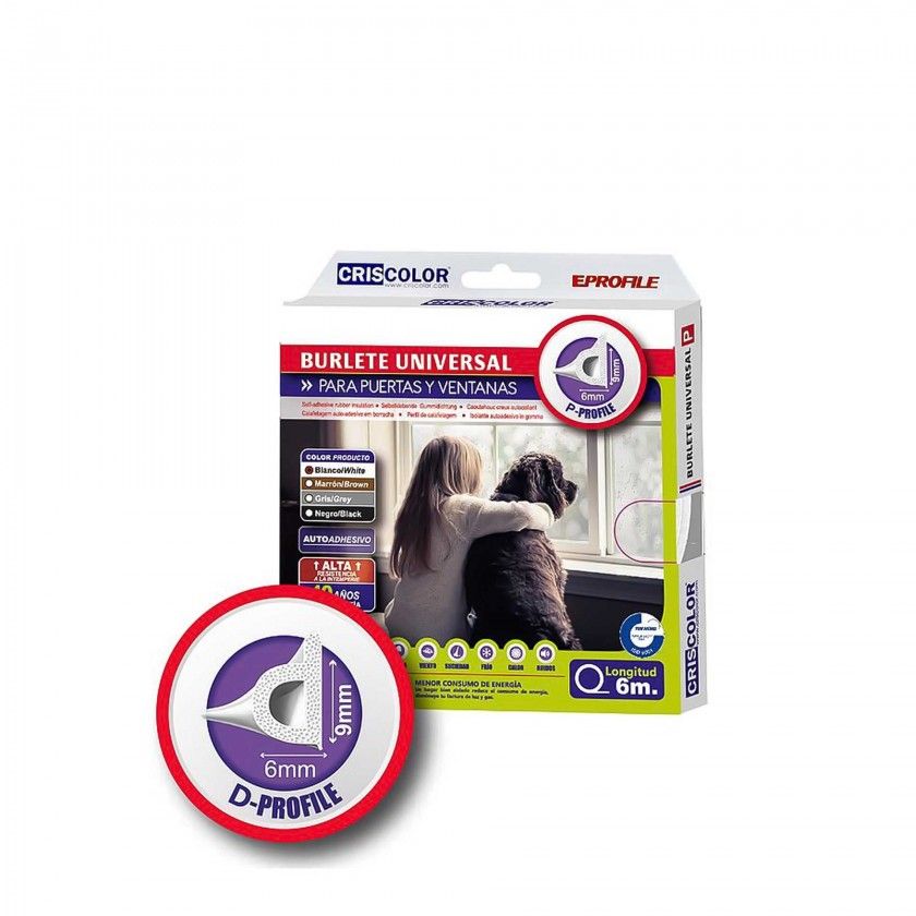 Rolo Fita Calafetar P-Profile 6m Rolo Fita Calafetar P-Profile 6m