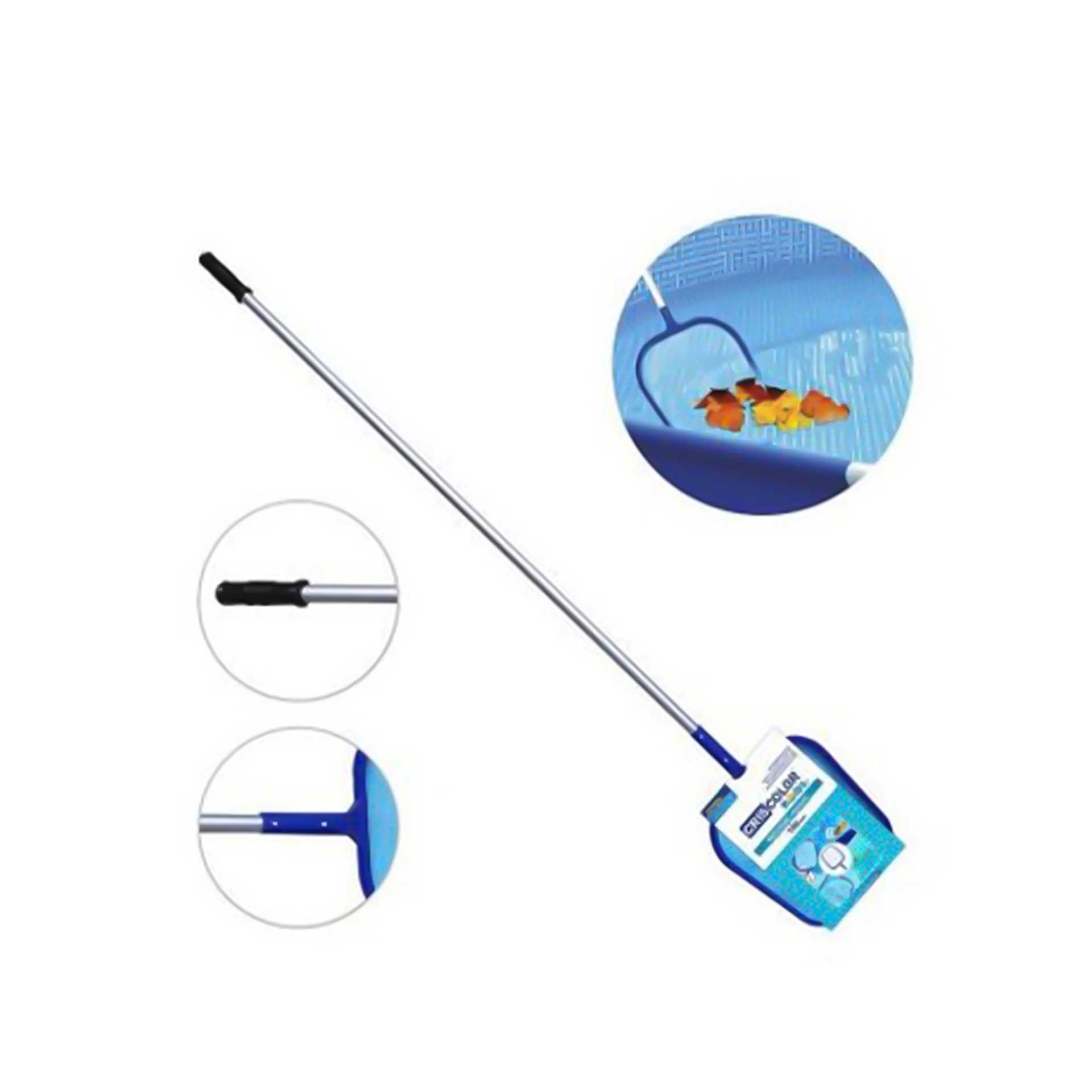 Rede Apanha Folhas Piscina + Cabo 185cm