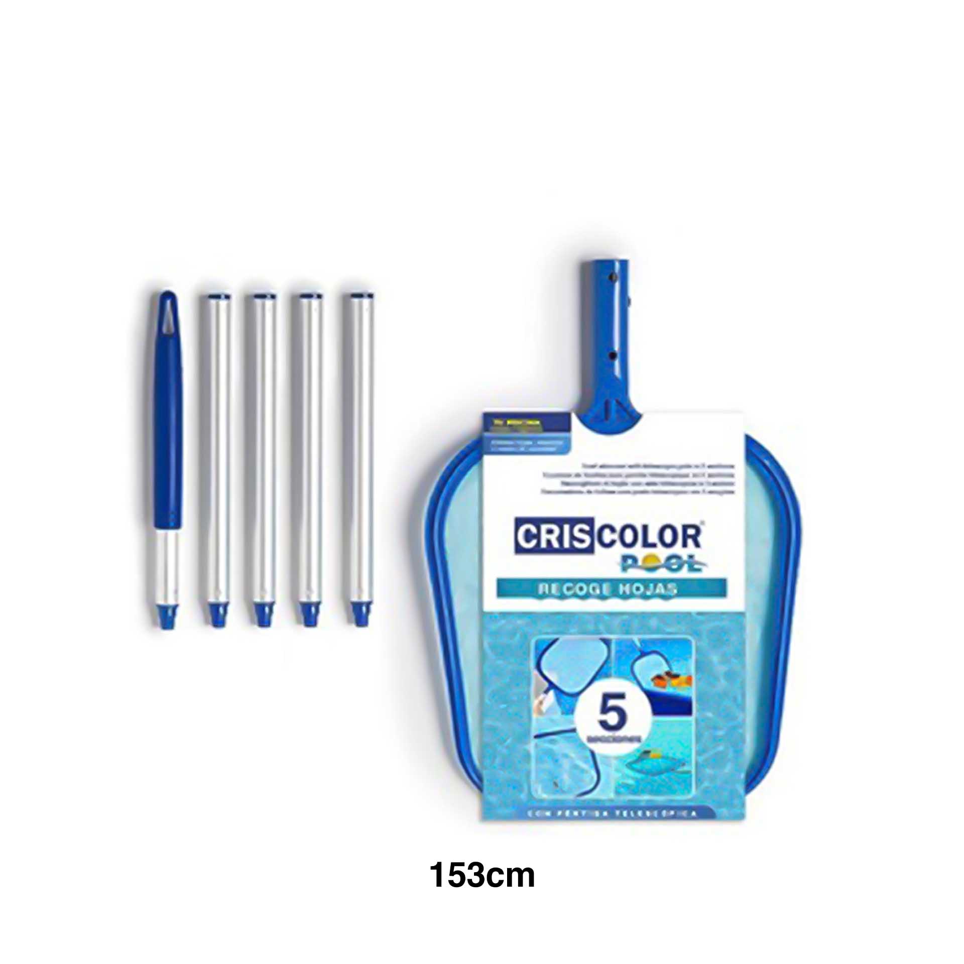 Rede Apanha Folhas Piscina + Cabo Telescópico 153cm