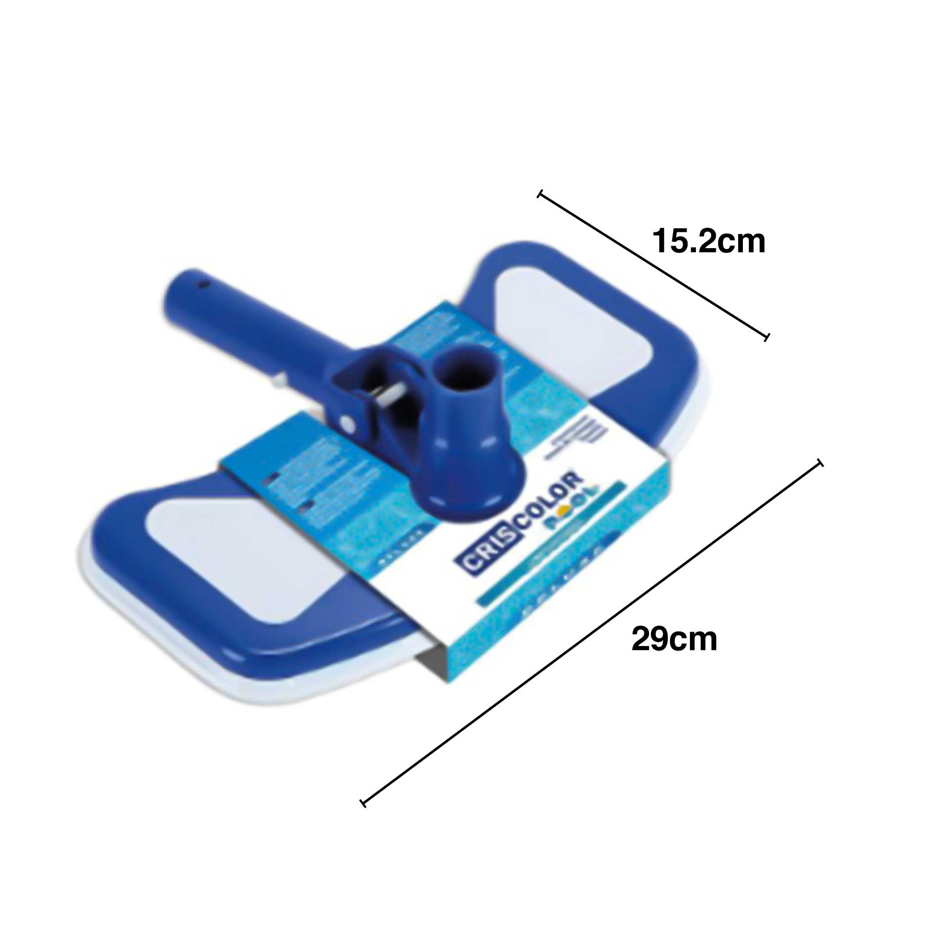 Escova Limpa Fundo Piscina 29X15.2cm