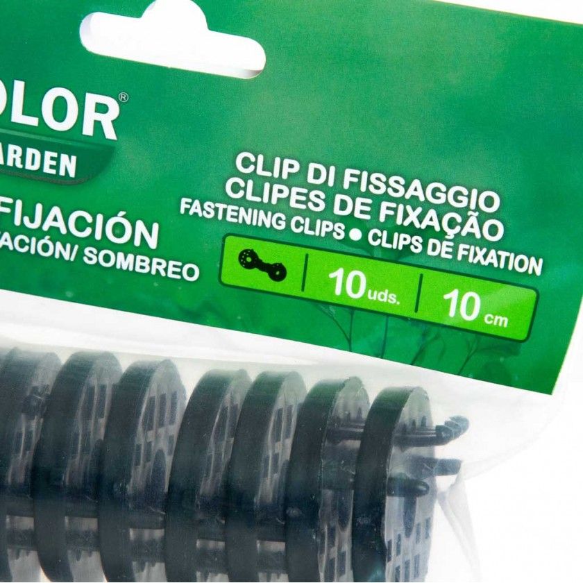 Clips Fixação Malha Vedação 10cm Pack 10 Clips Fixação Malha Vedação 10cm Pack 10