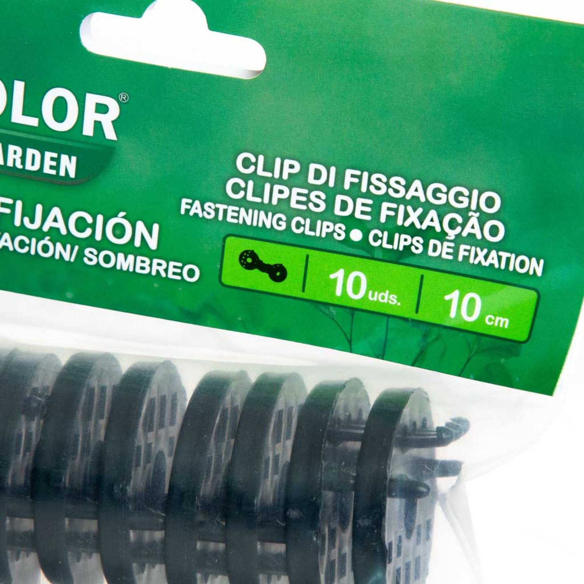 Clips Fixação Malha Vedação 10cm Pack 10