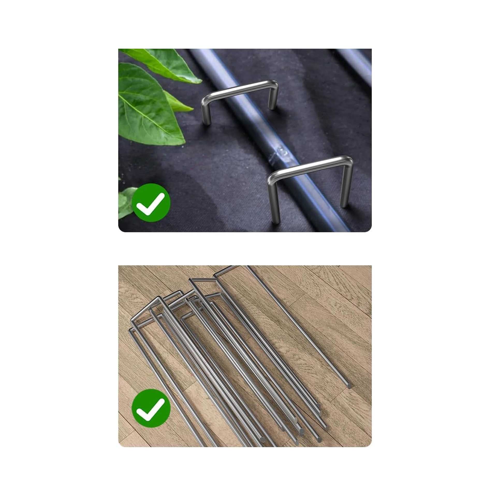 Grampos Metálicos Forma U 15cm