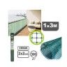Malha Vedao Rede Plstica Verde