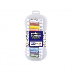 Guache Tinta Acrlica 12 Cores 12ml