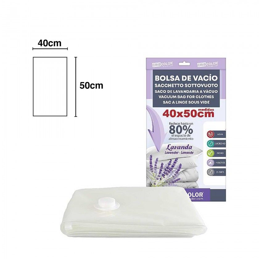 Saco Roupa Vácuo Lavanda Saco Roupa Vácuo Lavanda