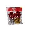 Laço Estrela Metal Vermelho / Ouro / Prata 19mm Pack 4 Laço Estrela Metal Vermelho / Ouro / Prata 19mm Pack 4