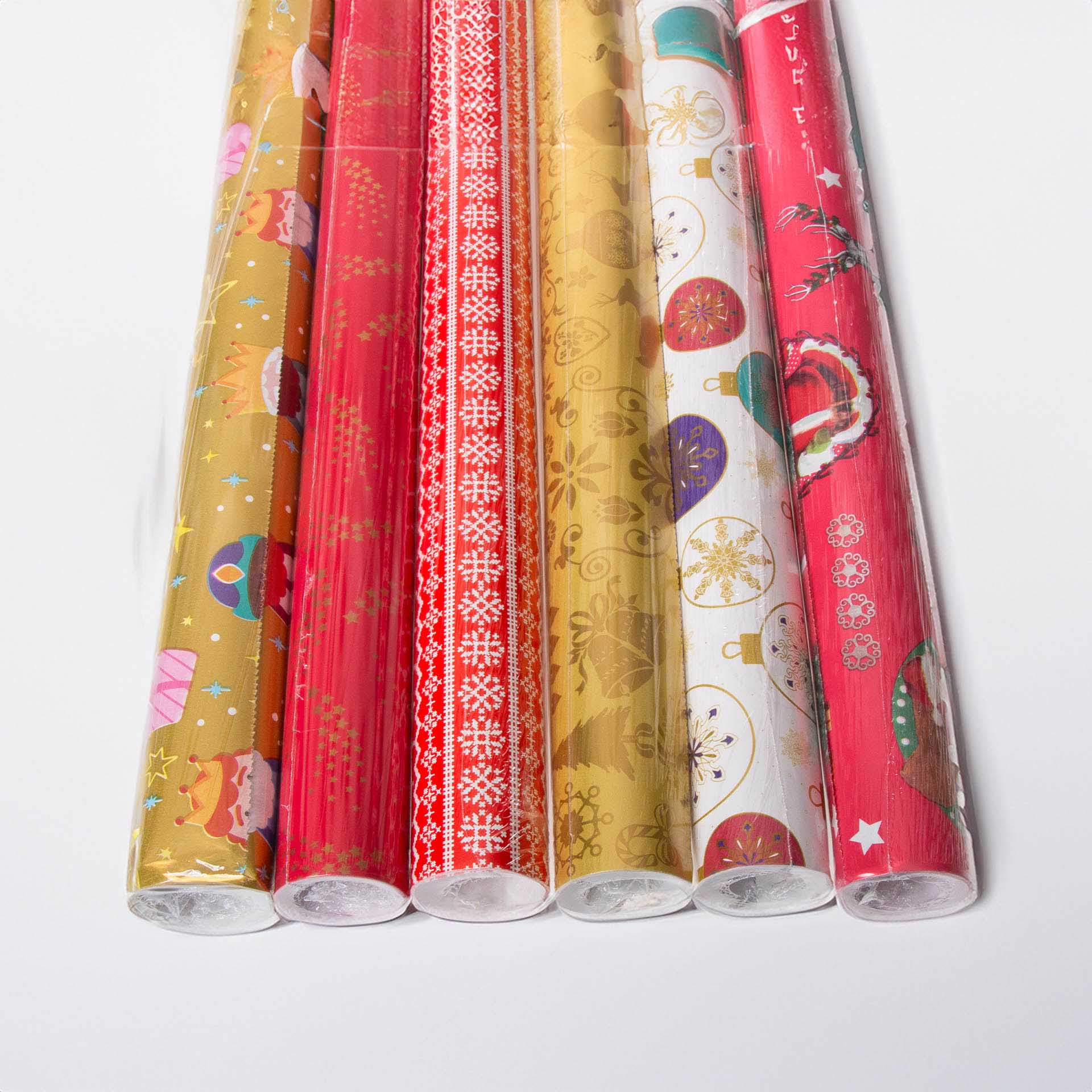 Rolo Papel Embrulho Fantasia Natal 70X200cm