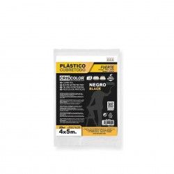Cobertura Plstico Forte Preto 10 mcrons 4X5m Preto