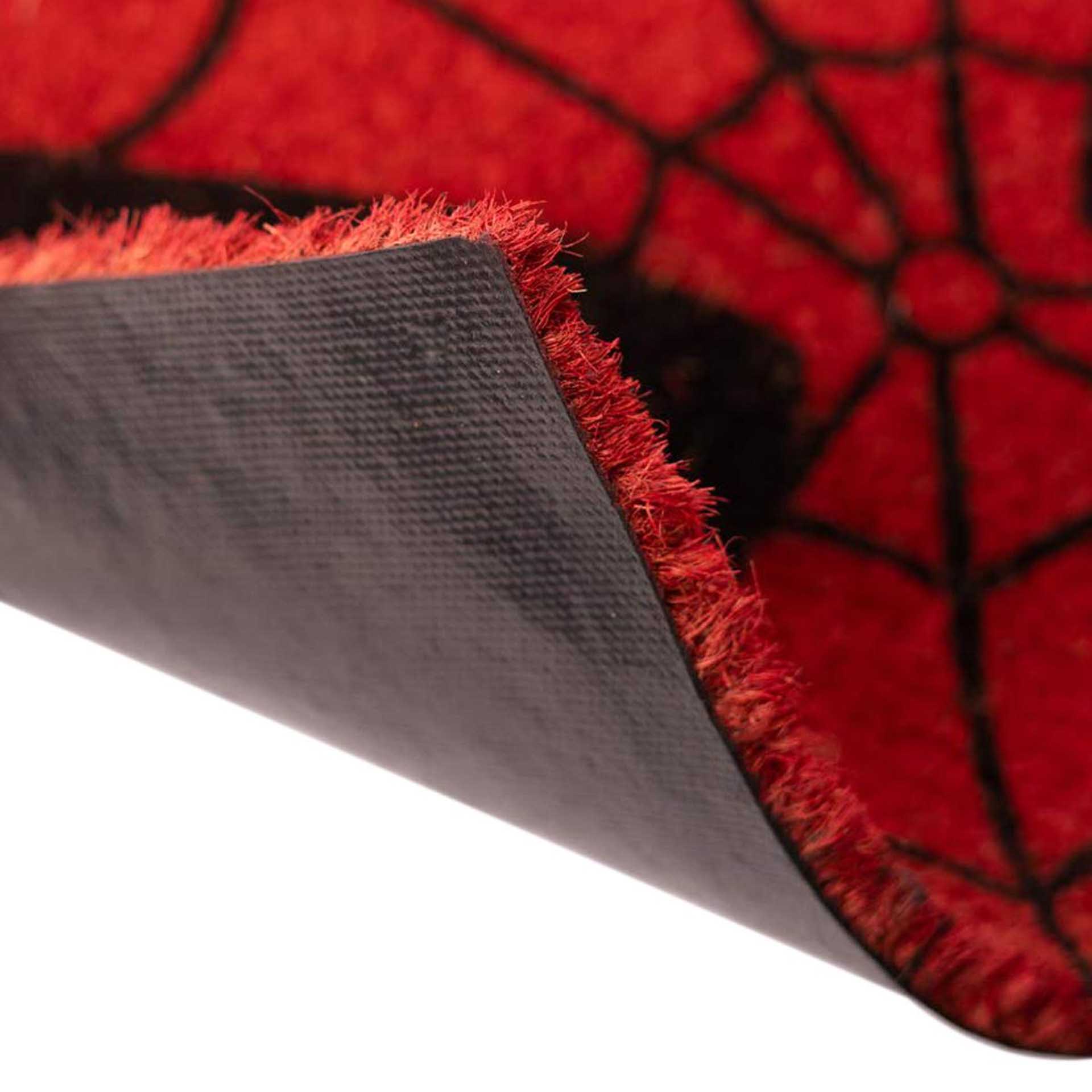 Tapete Fibra Coco / Pvc Spiderman 40X60cm