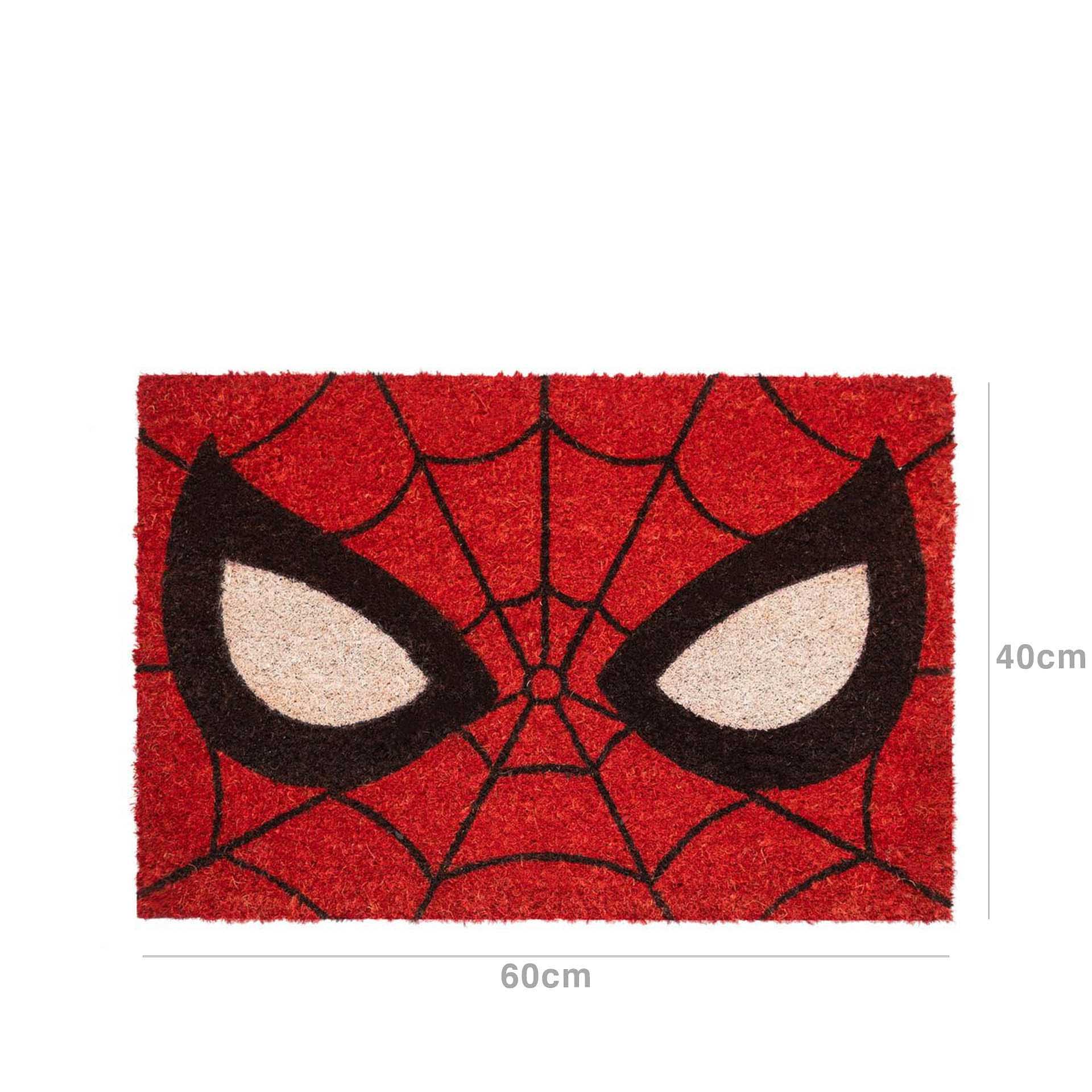 Tapete Fibra Coco / Pvc Spiderman 40X60cm