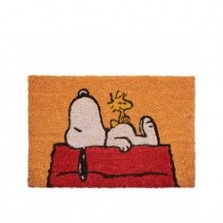 Tapete Fibra Coco / Pvc Snoopy 40X60cm