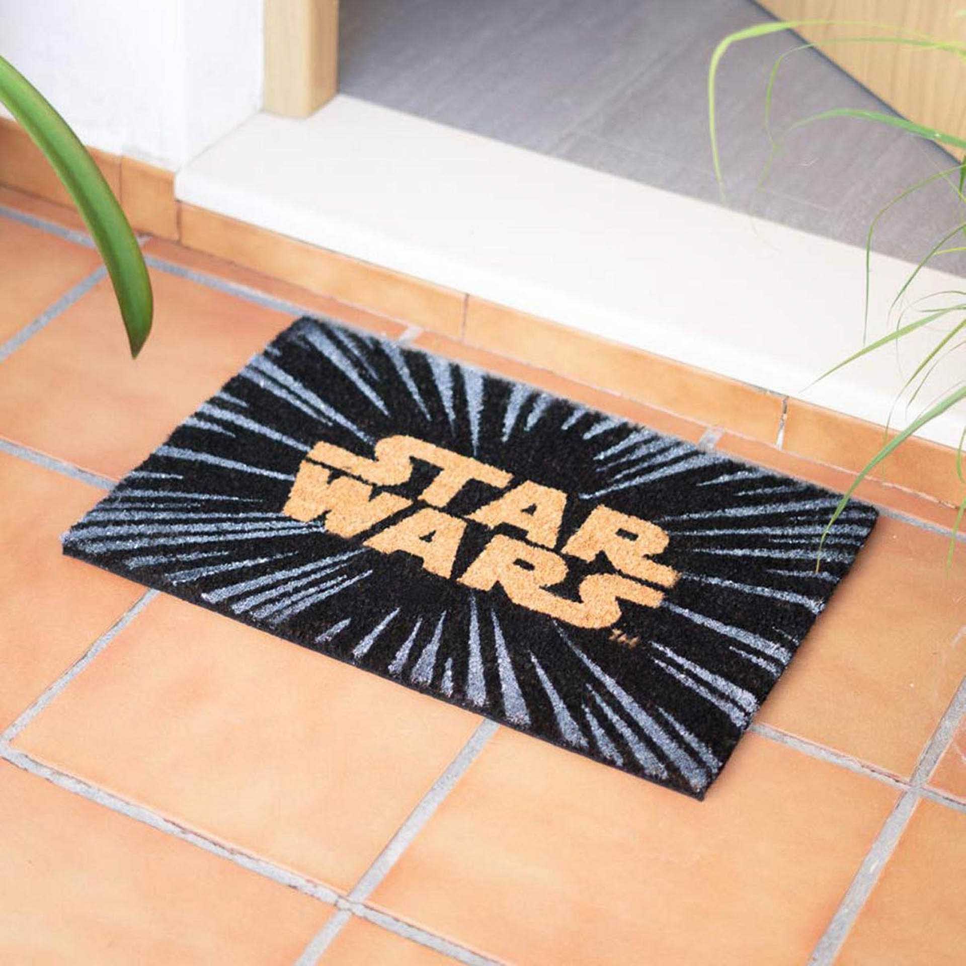Tapete Fibra Coco / Pvc Star Wars 40X60cm