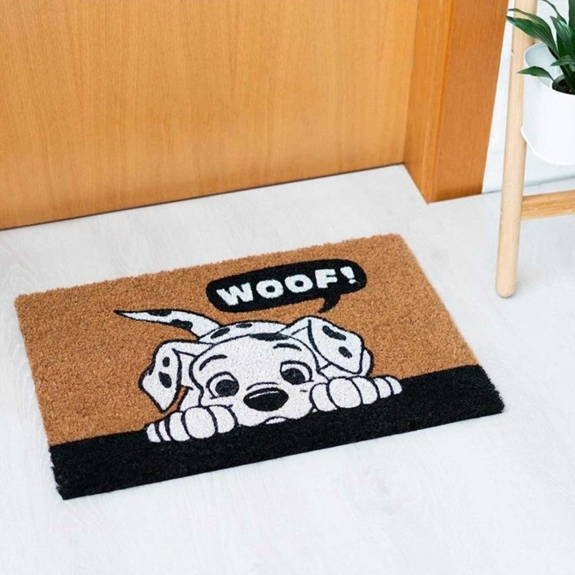 Tapete Fibra Coco / Pvc 101 Dálmatas 40X60cm Tapete Fibra Coco / Pvc 101 Dálmatas 40X60cm