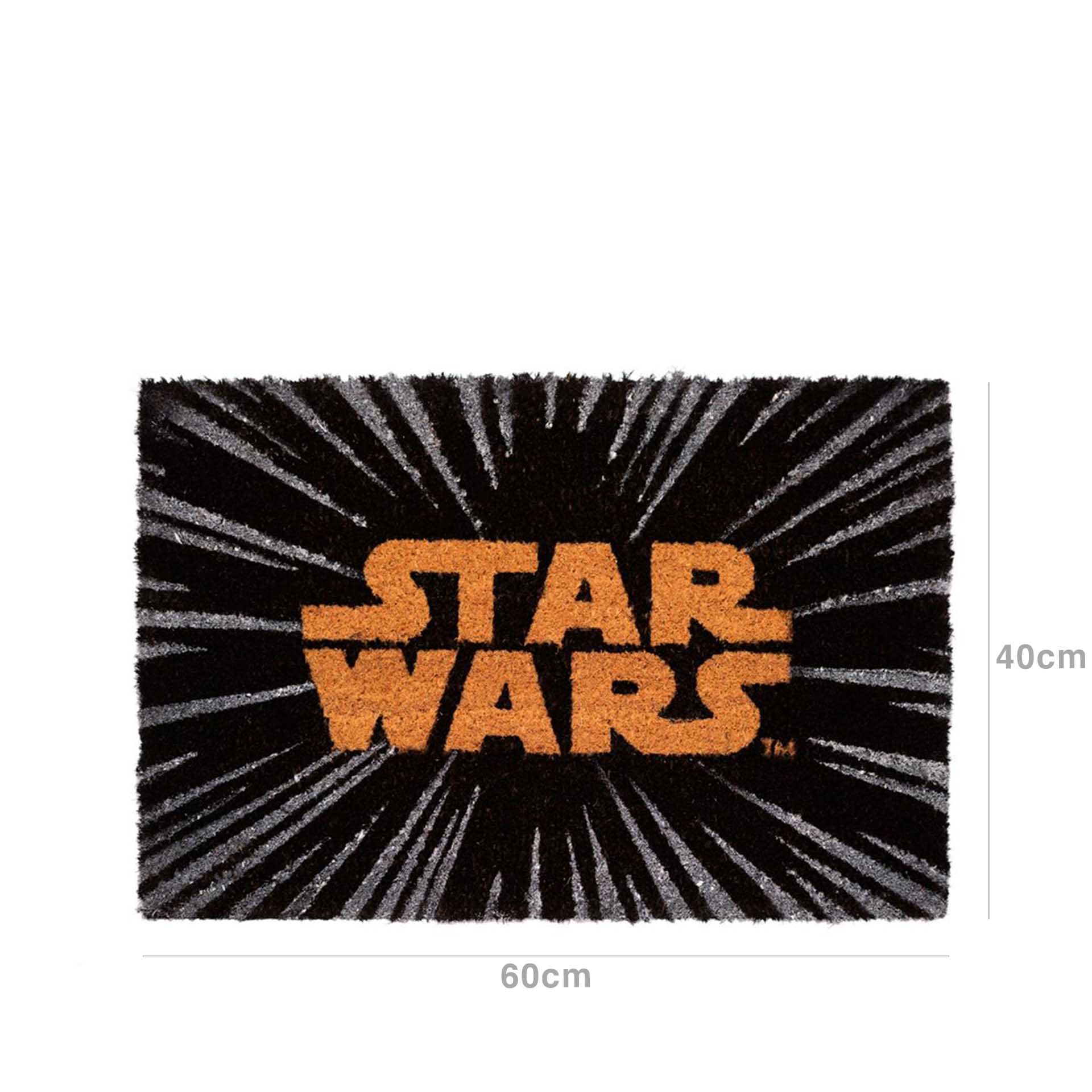 Tapete Fibra Coco / Pvc Star Wars 40X60cm