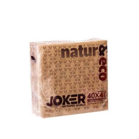 Guardanapo Joker Natur&Eco 2 Folhas Bege 40X40cm Pack 50 - Image product