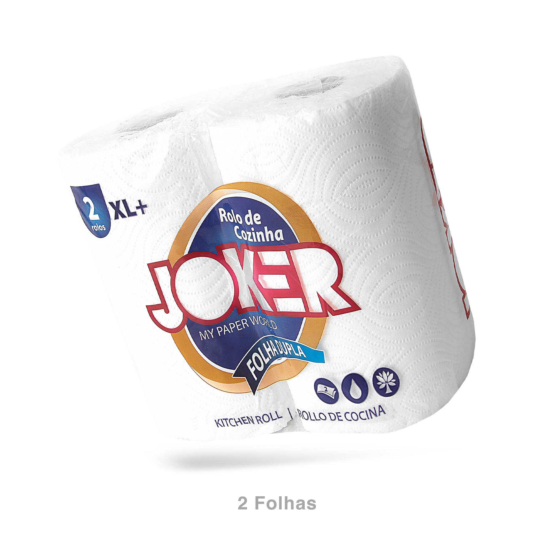 Rolo Cozinha Joker 2 Folhas XL+ Pack 2