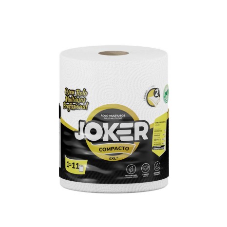 Rolo Papel Multiusos Joker Compacto 1=11 2 Folhas 2XL+ - Image product