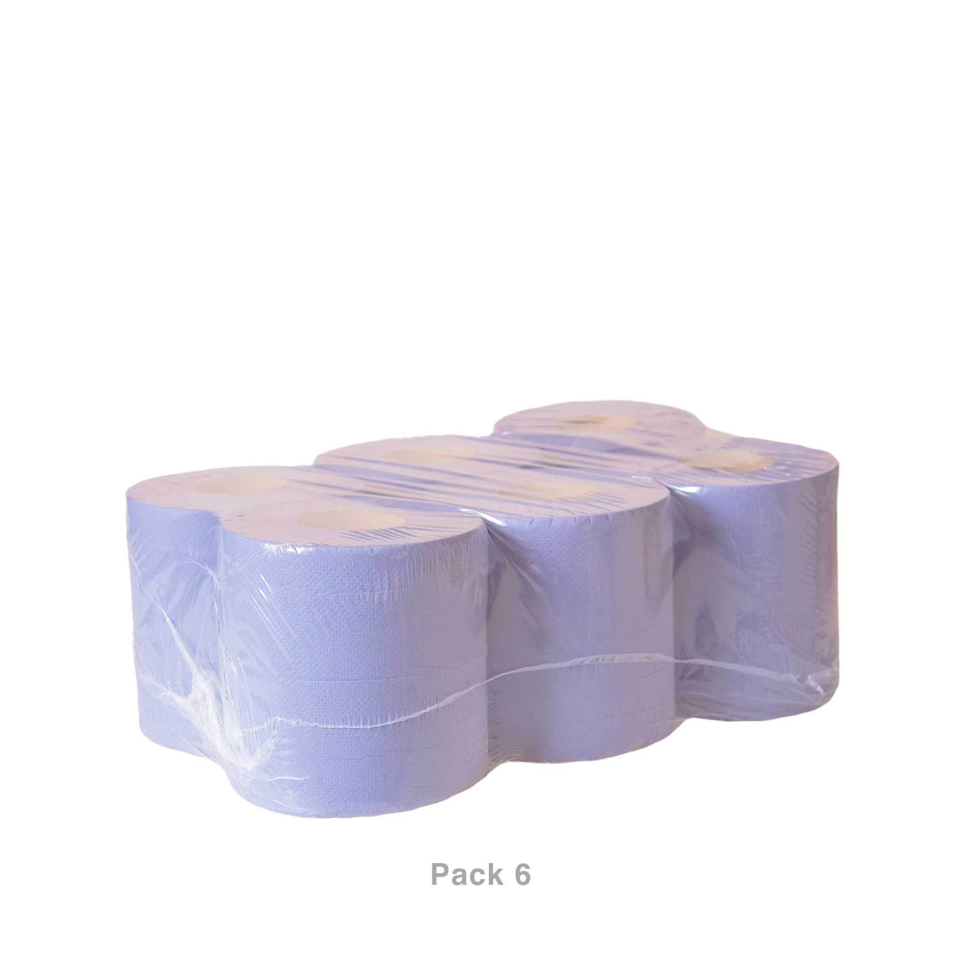 Rolo Papel Multiusos Azul Joker 2 Folhas Pack 6
