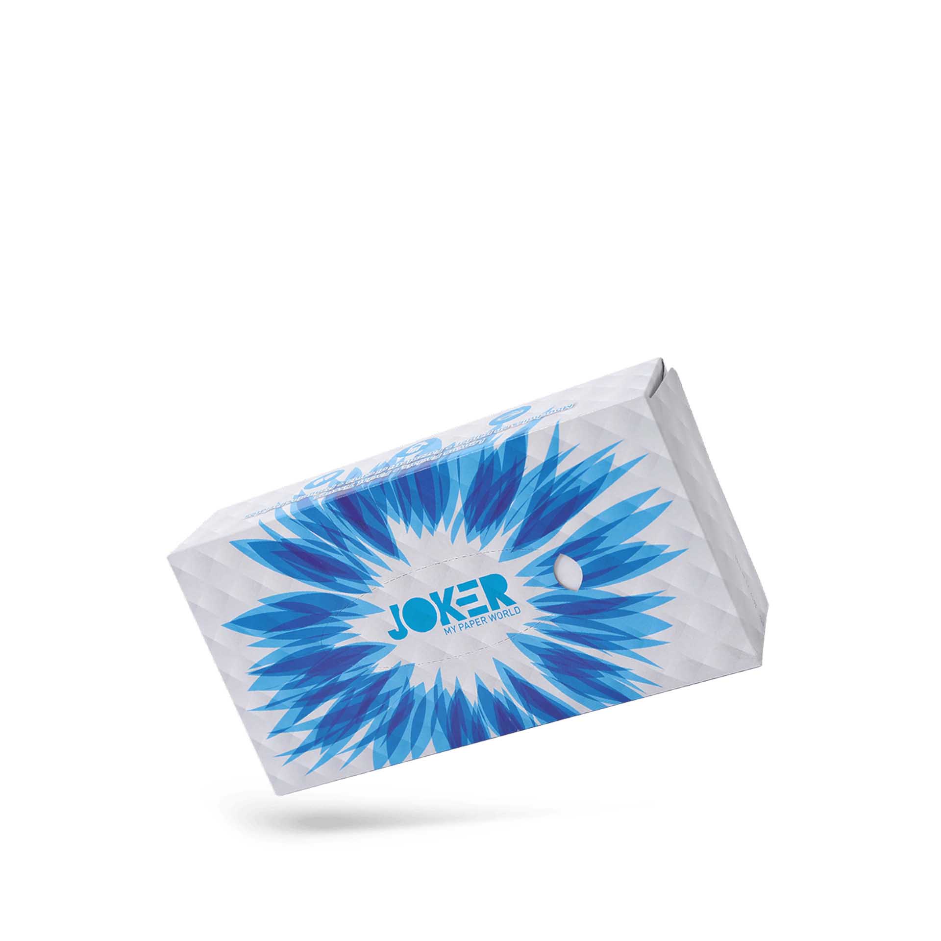 Lenços Faciais Joker Media 2 Folhas 20X20cm Pack 80