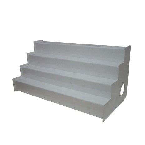Organizador Garrafas Bar Plástico Branco 100X44cm - Image product