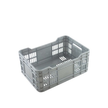 Caixa Fruta Mini Plástico Abs Prata 10X6X5.5cm