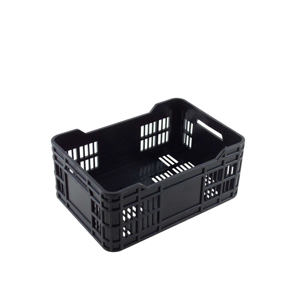 Caixa Fruta Mini Plástico Abs Preto 10X6X5.5cm