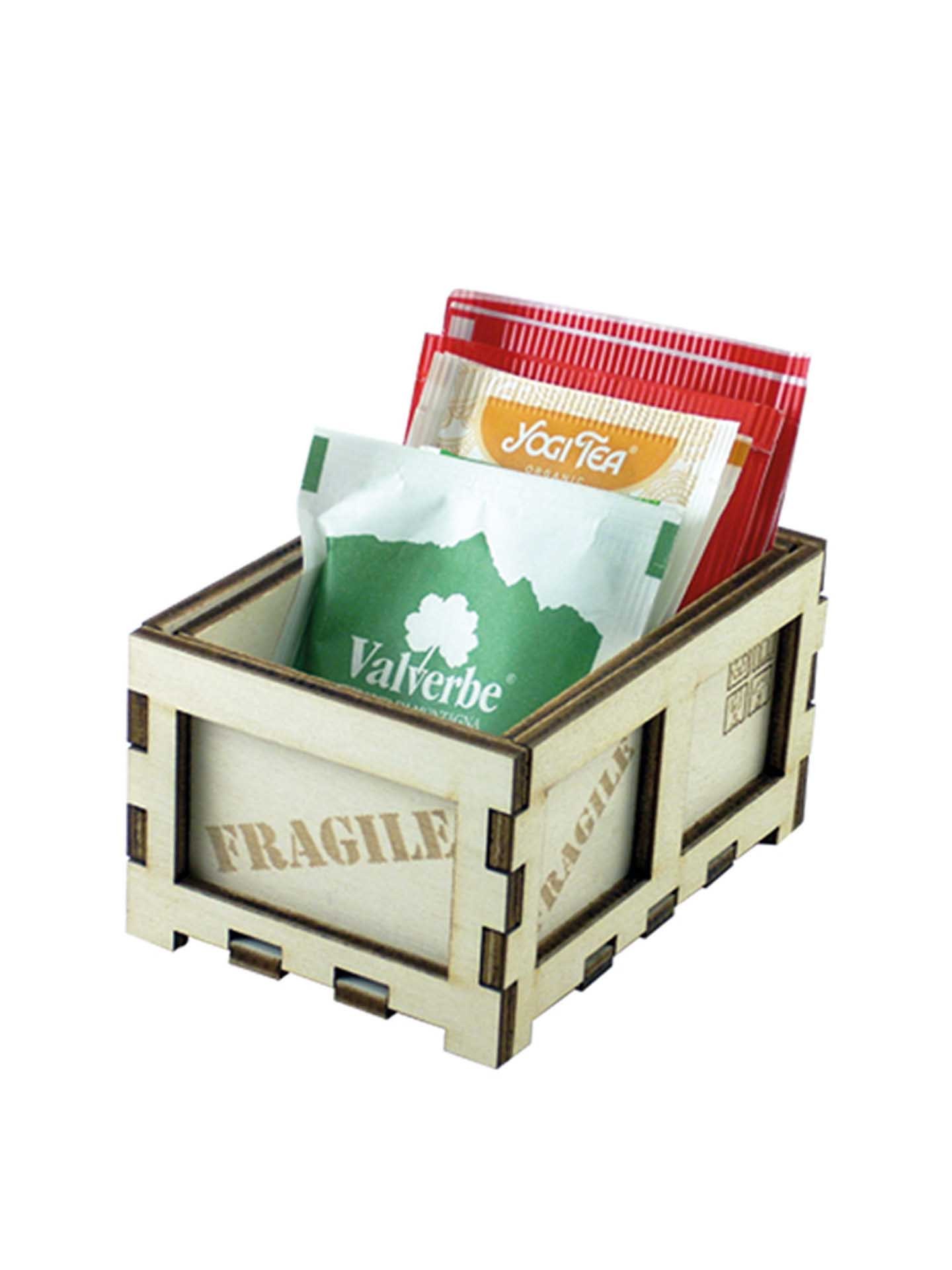 Caixa Madeira Faia Branco 6X10X5.5cm