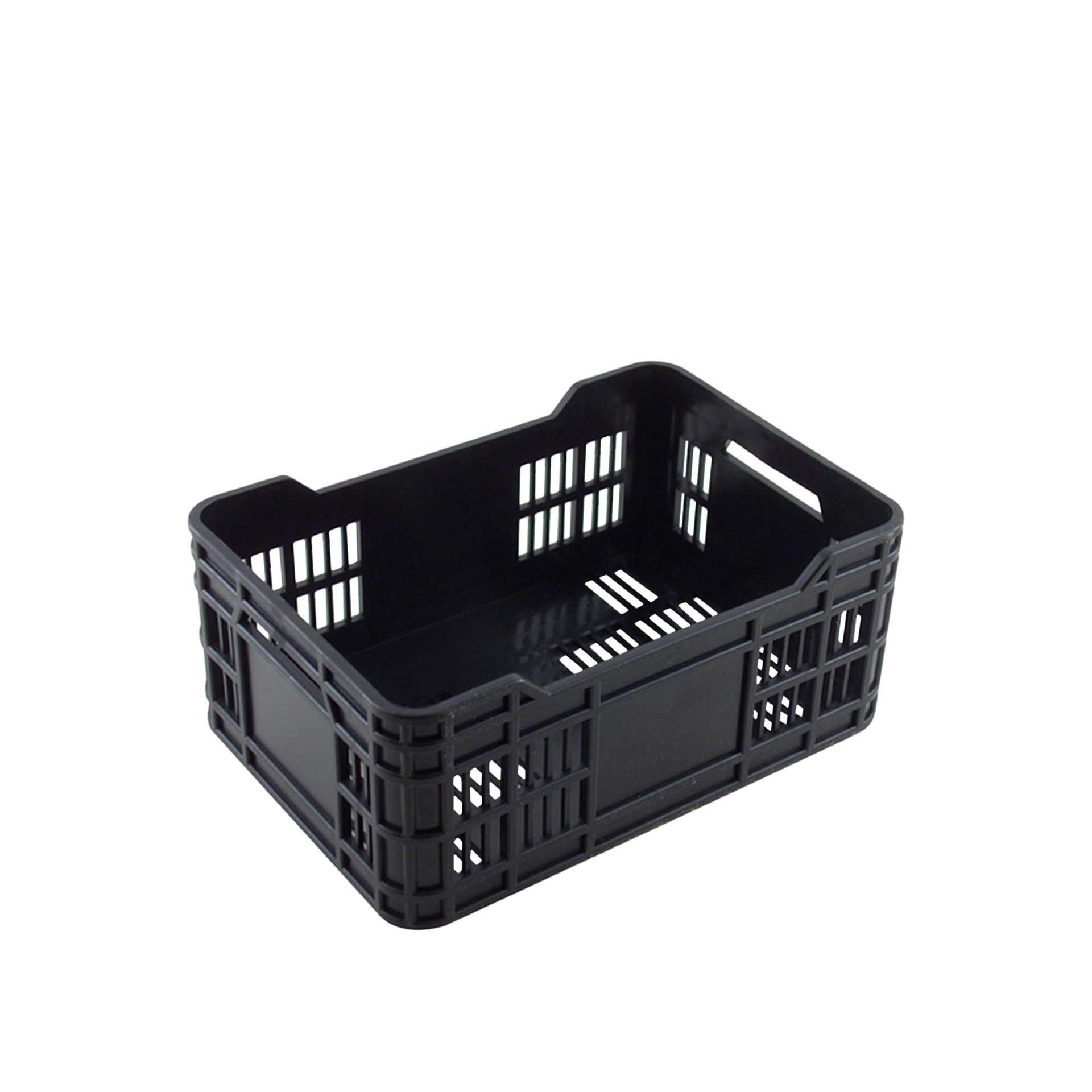 Caixa Fruta Mini Plástico Abs Preto 10X6X5.5cm