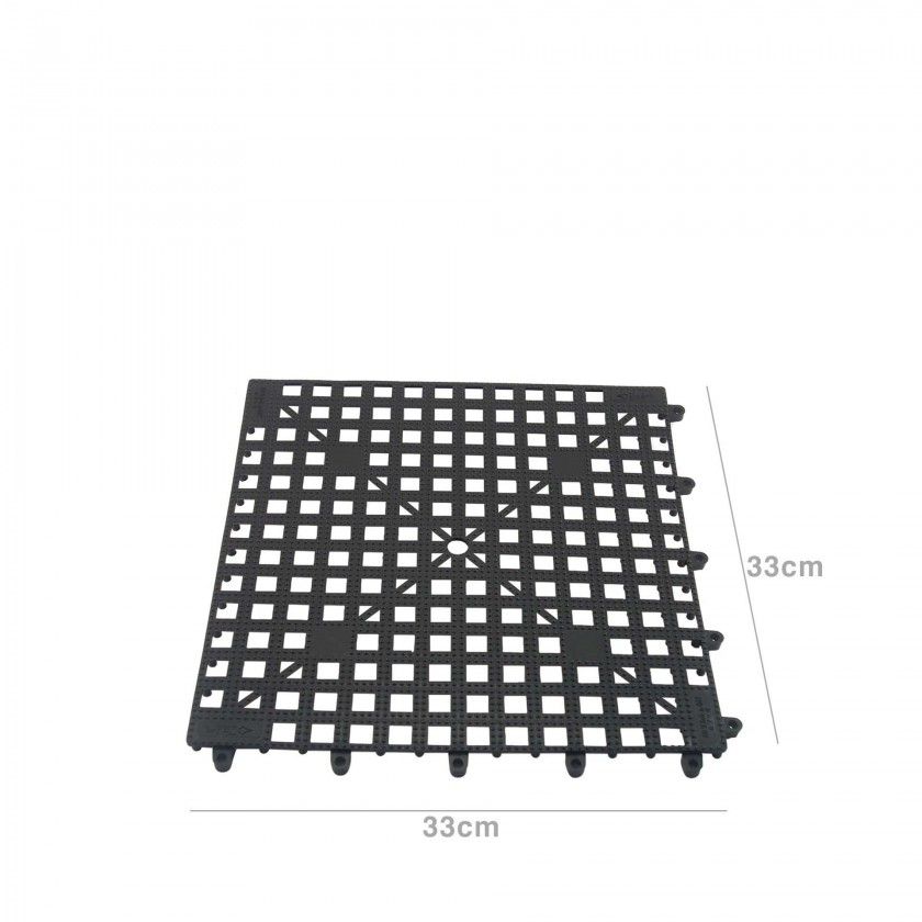 Tapete Bar Borracha 33X33cm Preto