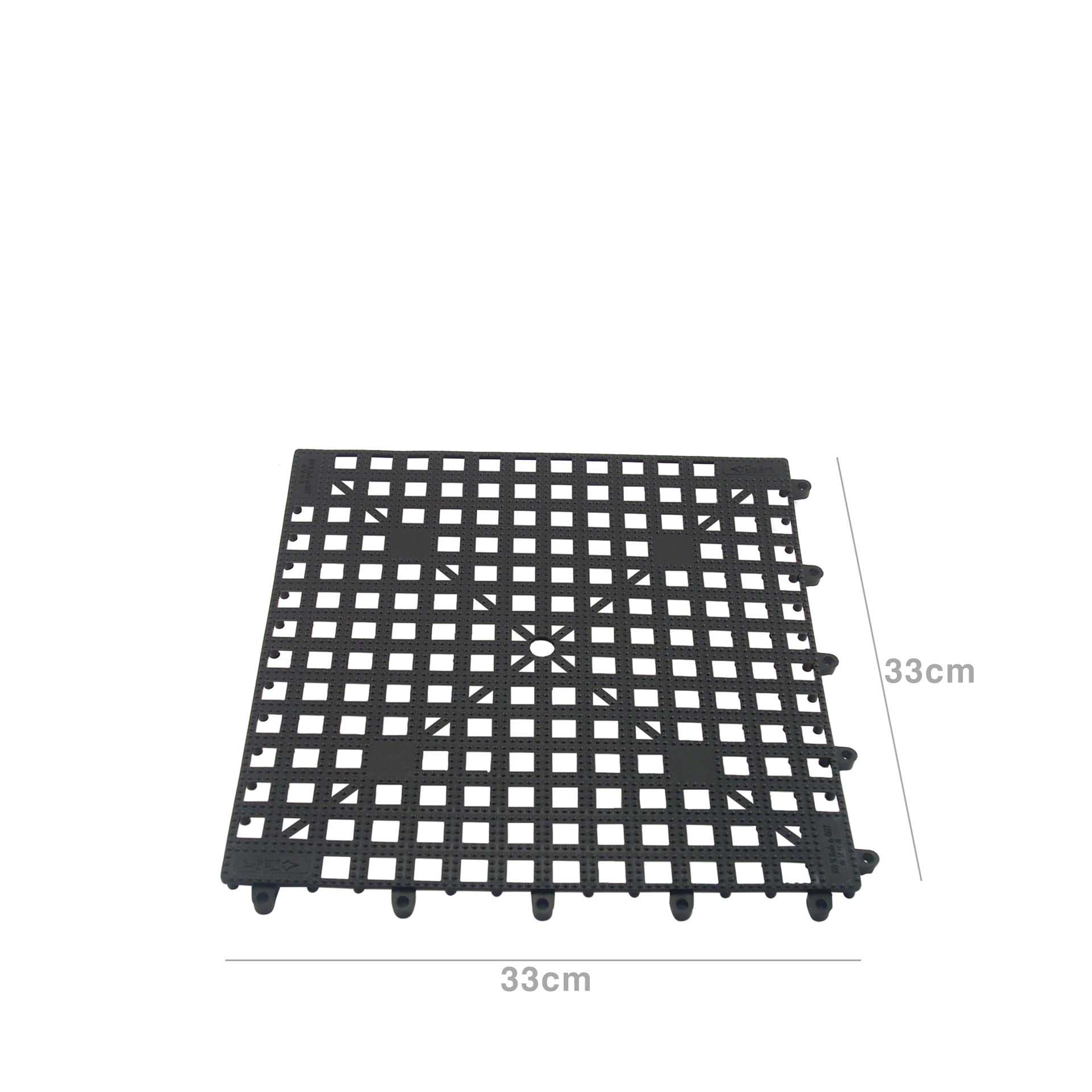 Tapete Bar Borracha 33X33cm Preto