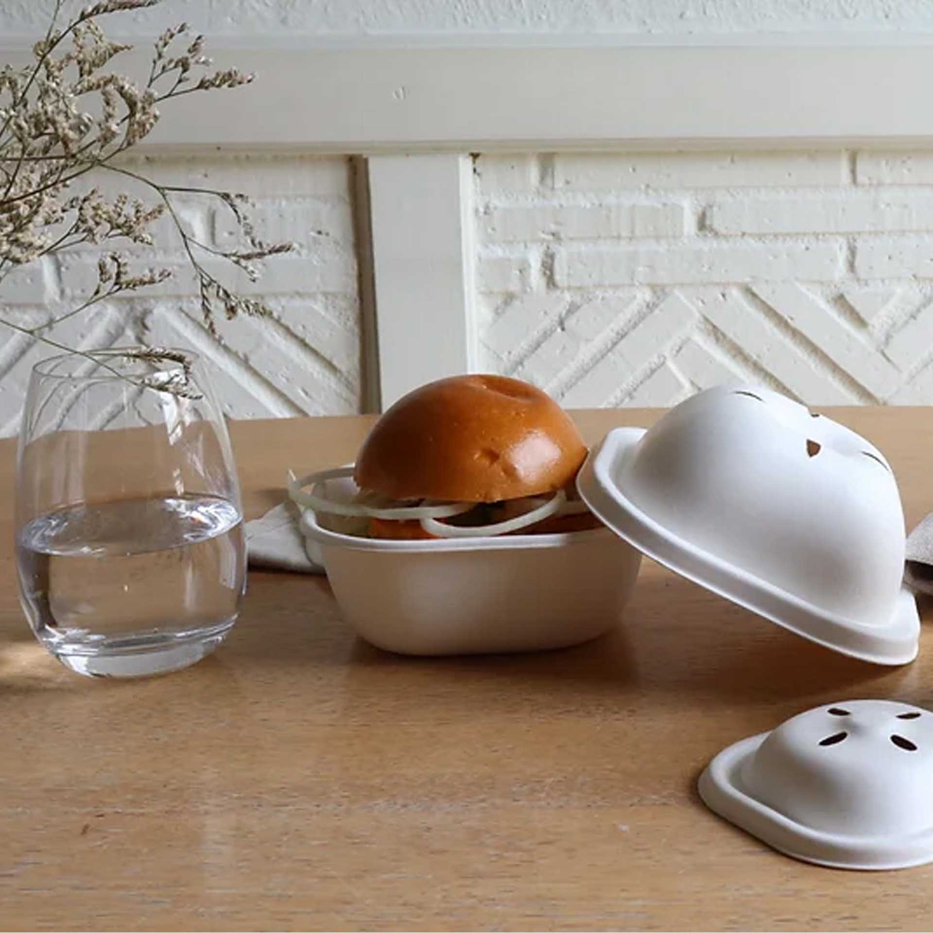 Caixa Hambúrger Eko 650ML 15X15X10.5CM Pack 25