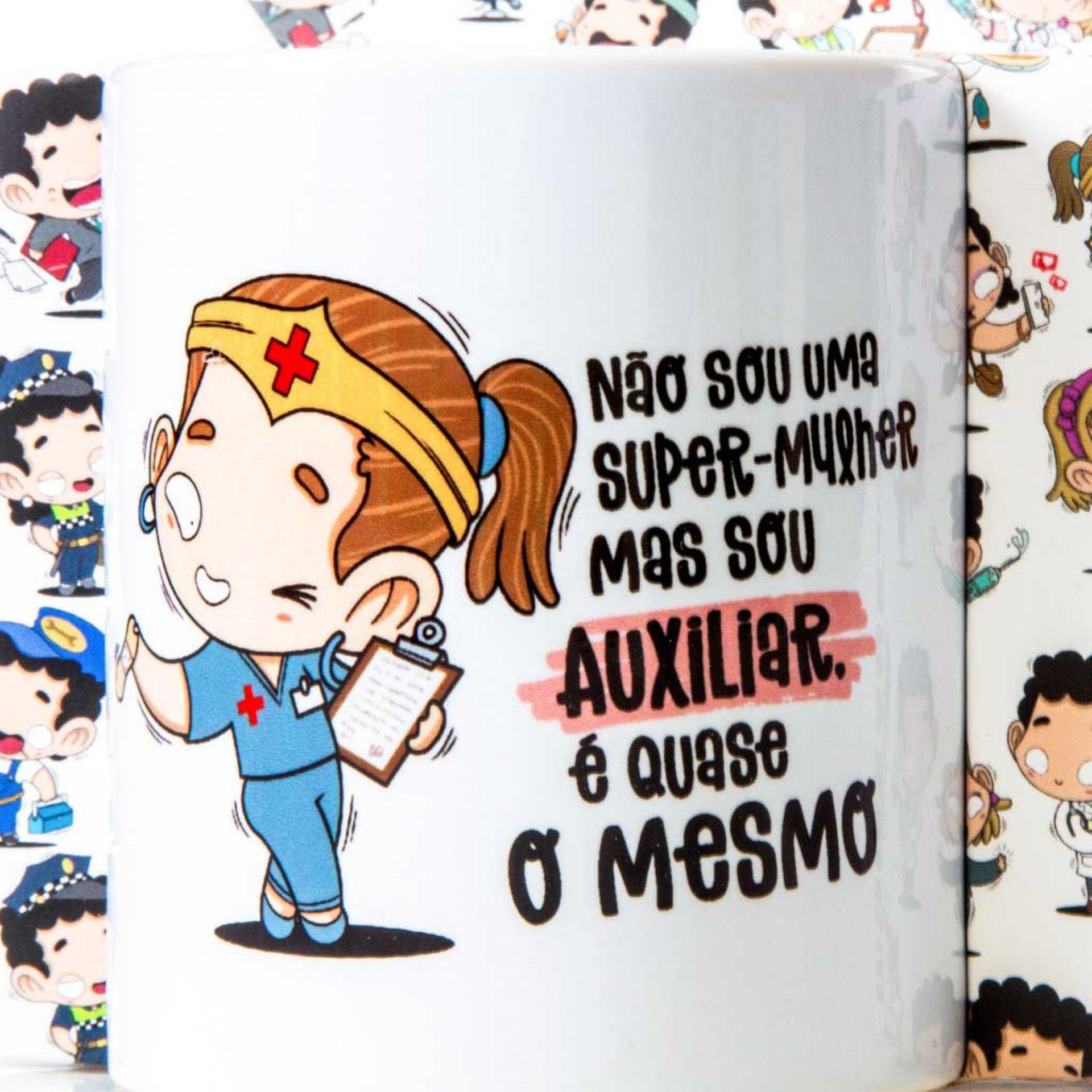 Caneca Profissões "A Auxiliar" 360ml