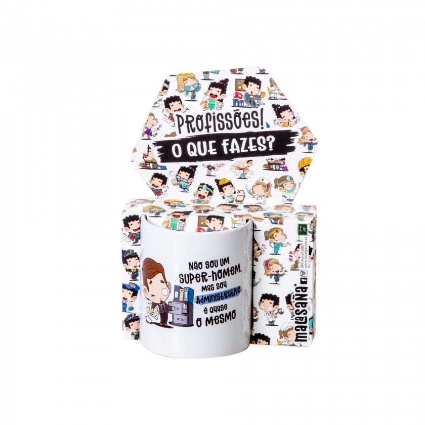 Caneca Profisses "Administrativo" 360ml