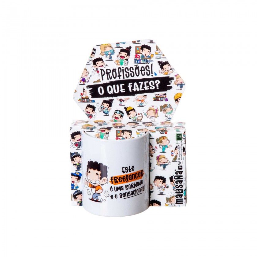 Caneca Profisses "O Freelancer" 360ml