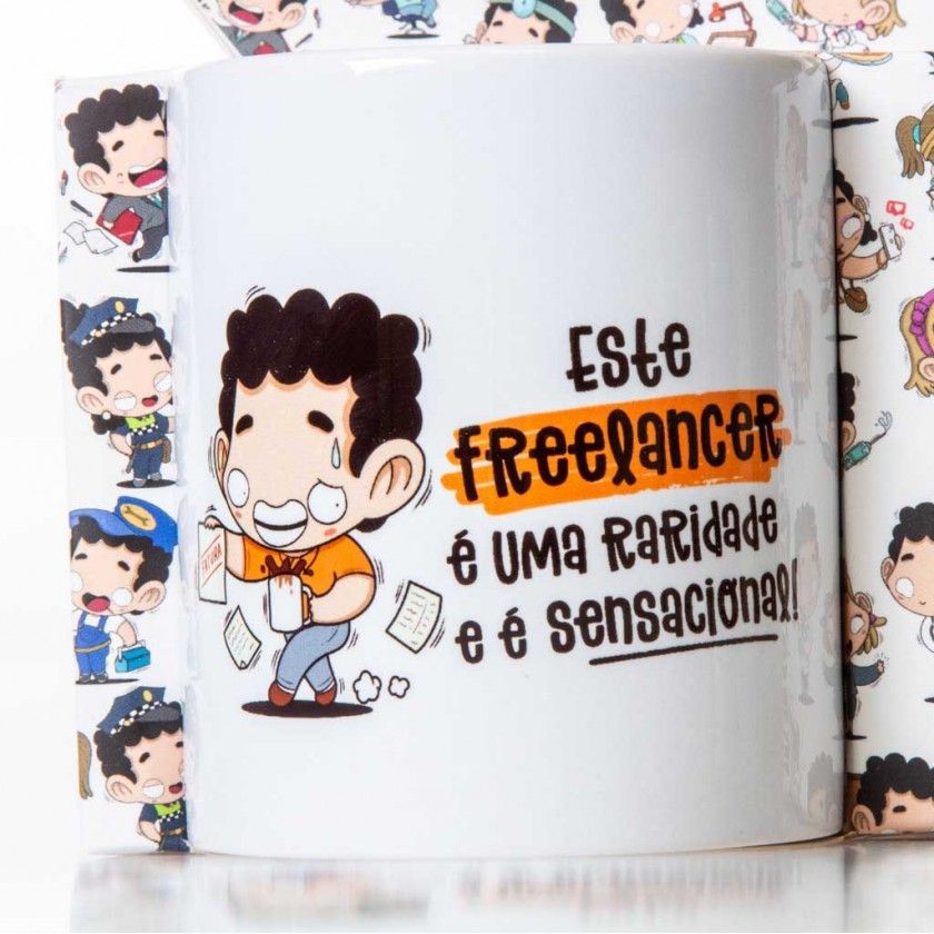 Caneca Profisses "O Freelancer" 360ml