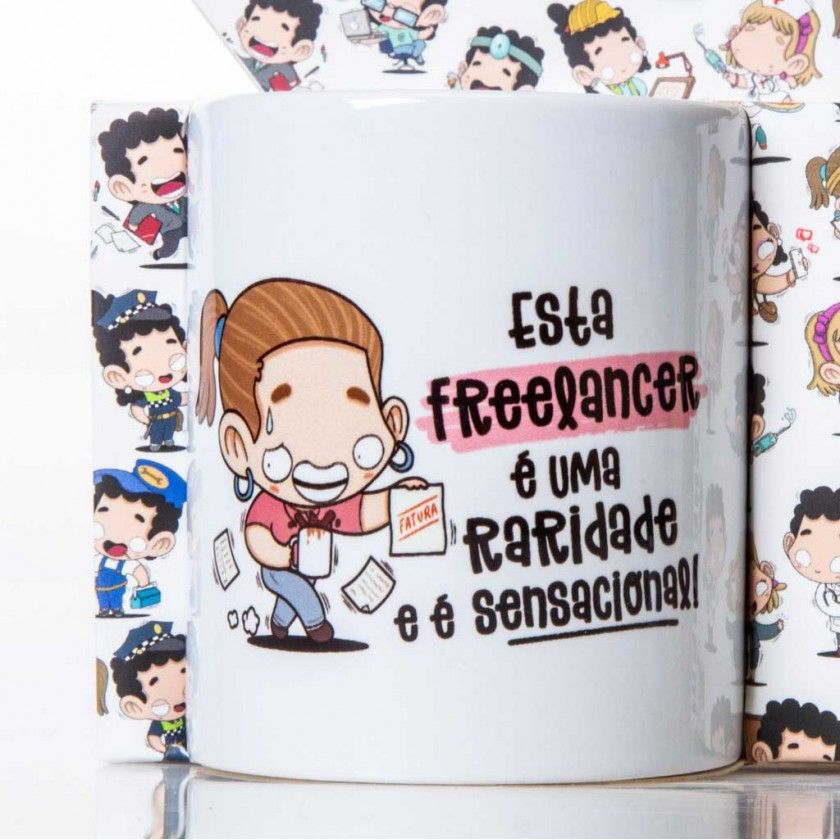 Caneca Profisses "A Freelancer" 360ml
