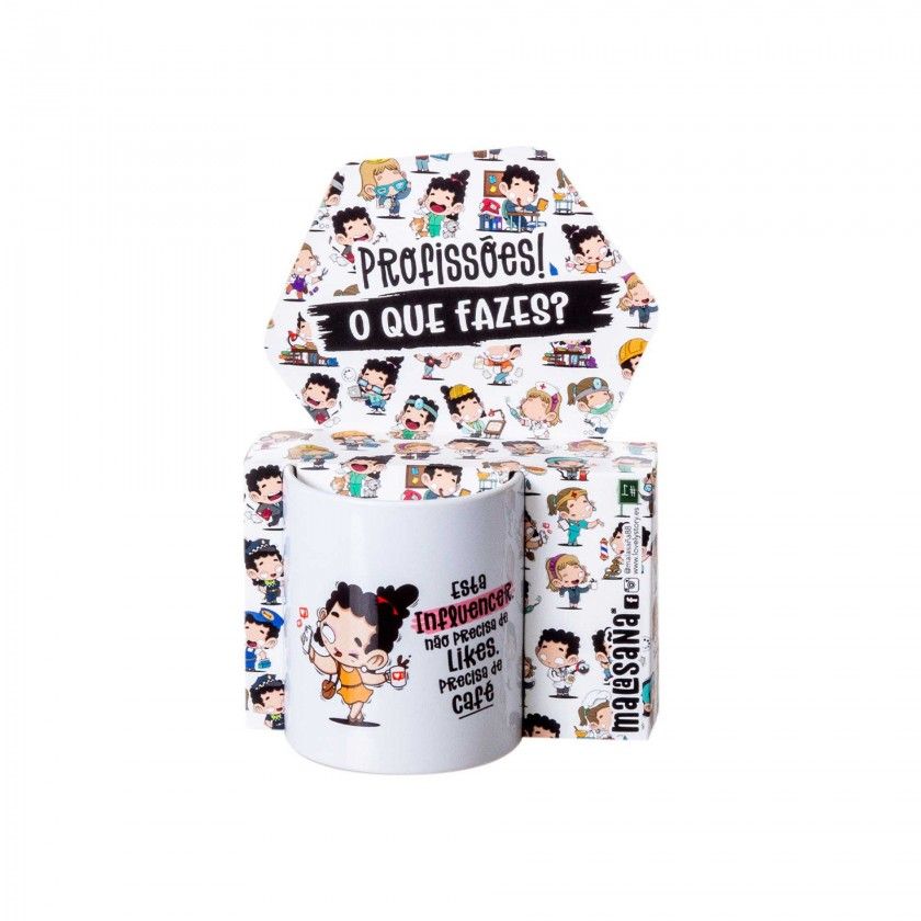 Caneca Profisses "Influencer" 360ml