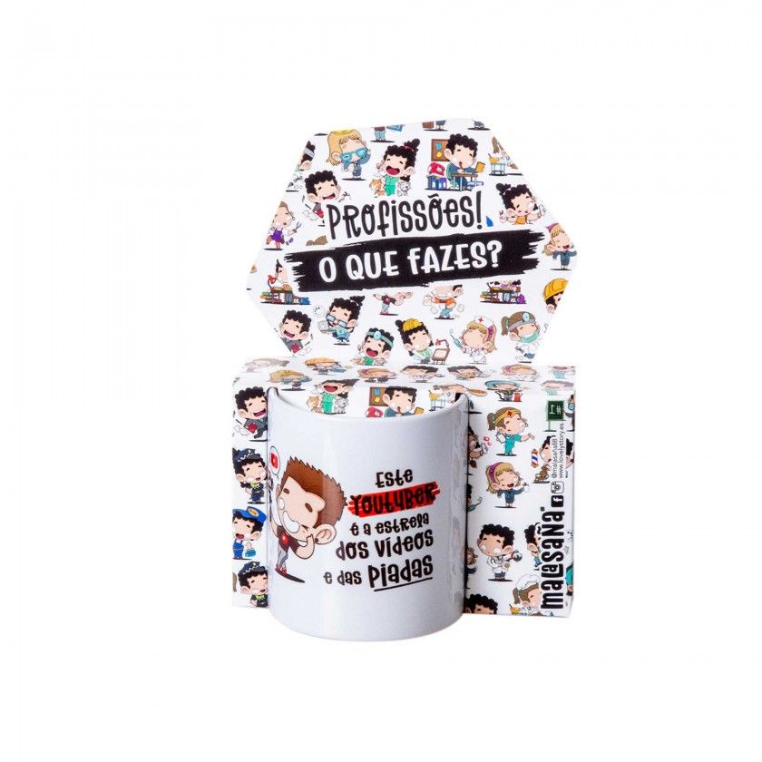 Caneca Profisses "Youtuber" 360ml