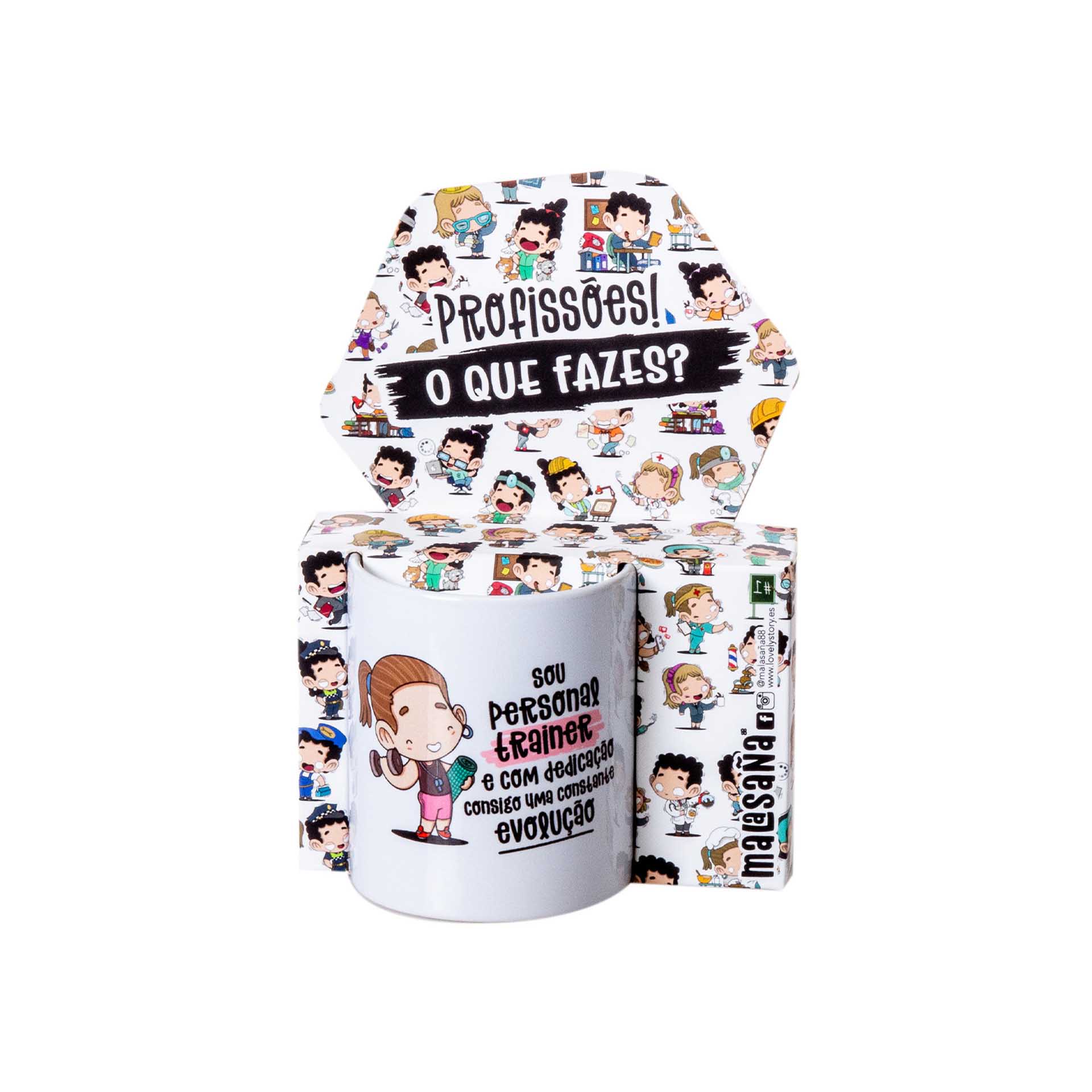Caneca Profissões "A Personal Trainer" 360ml